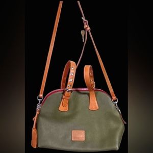 Olive Green Dooney & Bourke Crossbody Satchel